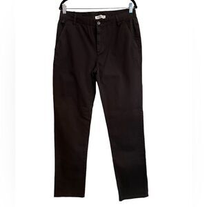 Everlane NWOT Dark Charcoal Grey Cotton Chino Trousers Size 32